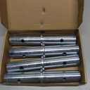 Connecting Rod 1-3/8" OD x 9" L Heavy Duty Scaffolding Coupling Pin with 1/4" Collar - 4 Pack