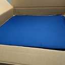 Outdoor Chair Cushions 24 x 24 Inch Waterproof Patio Chair Cushions with Tie 5 Year Color Fastness Thick Outdoor Seat Cushion for Garden Lawn Patio Furniture Navy Set of 2