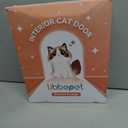 Cat Door for Interior Doors Large - No-Flap, No Training Needed, Fits Cats Up to 25 lbs, Easy Installation, Installs in Minutes, Lockable, Fits 1.25" to 1.75" Thick Solid & Hollow Doors