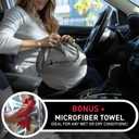 1-Piece Windshield Sunshade Foldable Car Front Window Sun Shade for Most Cars SUV Truck - Best Heat Shield Auto Reflector Cover - Blocks Max UV Rays & Keeps Your Vehicle Cool - Medium Fit