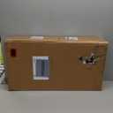 Walkers for Seniors with Seat, Lightweight Folding Space Saver Mobility Rolling Walker, Height Adjustable Standard Walker with Aluminum Frame, 5-inch Wheels, Compact Travel Walker (Silver)