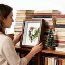 4x6 Shadow Box -2Pack Walnut Color Wooden Deep Picture Frame with Shatter-Resistant Panel for Wall Decor | 3D Display Case for Flowers, Photos and Crafts | Easy to Open & Ready to Hang Gift Idea
