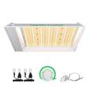 MARS HYDRO TS600 100W Upgraded Dimmable LED Grow Light, Full Spectrum Growing Lamp with New Diodes Layout for Indoor Plants Hydroponic Seedling Veg Bloom in 2x2 Grow Tent