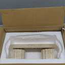 Natural Travertine Oval Tray with Legs 10 Inches Marble Tray for Bathroom Stone Countertop Decoration Organizer for Bathroom Vanity Bedroom Kitchen for Perfume Candles Jewelry Dish Decor