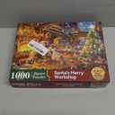 1000 Piece Cardboard Jigsaw Puzzles, Beautiful Christmas Puzzle - Every Piece Unique, Softclick Technology for 27x20 Inch