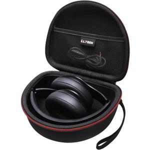 Headphone Case Compatible with Beats Studio Pro/Beats Solo 4 / Beats Studio 3 / Beats Solo 3 / TOZO HA1 and for TOZO HT2 On-Ear Bluetooth Headphones - Black