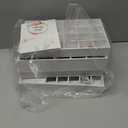 Velvet Jewelry Drawer Organizer Trays  Large White Stackable Jewelry Storage Inserts Set, 4-Layer Jewelry Tray Set for Earrings, Rings, Necklaces, Bracelets with Removable Dividers for Dresser,Vanity (Expanded (Magazine Size))