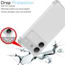 Case for ZTE Blade A54 4G Cute Case, Clear Flexible Bumper TPU Soft Rubber Silicone Cover Phone Case for ZTE Blade A54 4G Crystal Clear