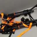 Sports Deluxe 2-Bike Trunk Mount Rack, Model SY-Trunk-BR, Black + Orange up to 70lbs Load (Trunk Bike Rack)
