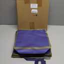 Sweetude 16 Pcs Reusable Gift Bags with Handles Valentine's Day Non Woven Reusable Goodie Gift Tote Bags for Shopping Retail Wedding Birthday Holiday Party Favor(Purple Gold, 4.7 x 11 Inch)