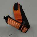 Plutus Pet Tactical Dog Collar with Tracker Pocket for AirTag, Adjustable Reflective Nylon Collar, Metal Buckle, Leather-Wrapped Handle, Soft Padded for Medium Large Dogs (Orange, L)