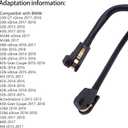 HiSport 34356792289 Front Brake Pad Wear Sensor + 34356792292 Rear Brake Pad Wear Sensor Compatible with BMW 228i 320i 328i 330i 335i,2BWS0277 0841949 PWS290 0841950 084-1950 14AWG