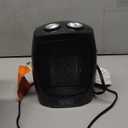 BLACK+DECKER Personal Ceramic Heater, Space Heater for Office Desk, Home Office & Personal Use Desk, 2 Heat & Fan Only Settings, Adjustable Thermostat, BHDC201, Black