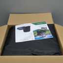 10L0L 4-Passengers Golf Cart Driving Enclosure for Club Car Precedent, 600D Clear Window Rain Cover, All Weather Waterproof Windproof Snowproof Storage Covers(Black)