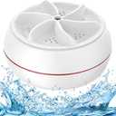 Mini portable USB Washing Machine | Sink Washing Machine Ultrasonic Turbo Washer for Clothes and Dishes. Perfect for Travel, Business, Camping, Home, College, RV, and Apartments
