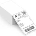 MUNBYN Thermal Direct Shipping Label (Pack of 500 4x6 Per Fanfold Labels) - Commercial Grade