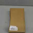 7 Large Stem Rose Artificial Flowers in Vase, Silk Flowers Arrangement in Round Glass Vase Without Water for Home Decor, Wedding Table (Pink)