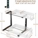 UMDONX Under Sink Organizer 2-Pack Adjustable Bathroom Under Sink Pull-Out Organizer with 5 Adjustable Heights for Kitchen, Bathroom & Laundry Storage