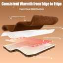 Heated Blanket Flannel Throw Blanket, 50"X 60" Electric Heating Blanket with ETL & FCC & 12 Heating Levels & Auto Shut Off，Machine Washable (Blue, Single - 50" x 60")