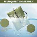 2 Pack Reusable Vacuum Bags for Travel,Waterproof Professional IP67 Zipper Reusable Vacuum Compression Bags,Space Saver Bags for Suitcases Backpack(No Pump)