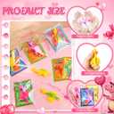 2 x Skylety 36 Sets Valentines Dinosaur Gifts Valentines Exchange Gifts Kid Classroom Dinosaur Finger Slingshot Gift Finger Toy Cute Valentine's Day Cards Goodie Bag Stuffers Valentine's Day Party Favors