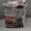 BLACK+DECKER Crush Master Blender, 10-Speeds with Stainless Steel Blades, Black, BL2010BP