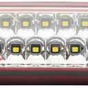 LED Third Brake Light for Dodge RAM 1500 1994-2001 for RAM 2500 3500 1994-2002 3rd Brake Lights Rear Center High Mount Stop Lamp Roof Cargo Lights Red Lens