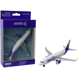 Daron Toy Airplane  Avelo Airlines  Die-Cast Metal Model 737 Plane with Plastic Parts and Rolling Wheels for Kids Ages 3+