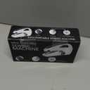 SnowVoice Handheld Sewing Machine,Two dear,Mini sewing machine,Easy to Use and Fast Stitch Suitable for Clothes,Fabrics, DIY Home Travel Electric Handheld Sewing Machine for Beginners(Milk White)