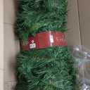 Vickerman 9' x 14" Bangor Mixed Pine Artificial Christmas Garland with 255 PVC Tips - 9 Foot Christmas Garland - Unlit 9ft Garland - Lush 9ft Pine Garland (Green)