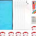 DIY Kites for Kids Kite Making Kit Bulk, Decorating Coloring Kite Party Pack,White Diamond Kite Kits
