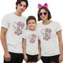 Family Vacation Shirts 2025 Family Matching Outfits Magical T-Shirts Travel Shirt Casual Summer Vacation Must Tops (L)