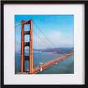 Eletecpro Solid Wood Picture Frame with Real Glass Cover, Wooden Wall Gallery Frame for Home Decor, 16x16, 1 Pack, Black