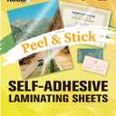 Koala Self Adhesive Laminating Sheets - 9 x 12 Inch Self Laminating Sheets, No Machine Needed Clear Self Sealing Laminate Sheets for Stickers, Photos - 20 Sheets