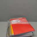 5 Subject Notebook Wide Ruled, 6 Pack, 300 Pages (150 Sheets), 8 x 10-1/2", 5 Subject Spiral Notebook with Dividers, Thick Paper Fights Ink Bleed, 3 Hole Punched, Spiral Notebooks for School