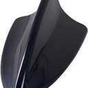 Possbay Glossy Black Car Decorative Shark Fin Antenna with Adhesive Tape ABS Plastic Universal Fit Decorative Cover Accessories (Black)