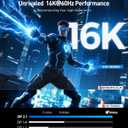 Cable Matters [VESA Certified] 80Gbps DisplayPort 2.1 Cable - 6.6ft / 2m, DP80 Cable with 16K 60Hz, 8K 240Hz, 4K 240Hz, FreeSync, G-SYNC and HDR for Gaming Monitor, PC, RTX 4080/4090, RX 7900, Black