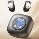 Headphones Sleep Earbuds Invisible Wireless Bluetooth Ear Bud for Sleeping Noise Cancelling Mini Earphones,Discreet in-Ear Tiny Earphones for Sleeping,Hidden Headset for Small Ears Sleeping,Work Black