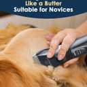 oneisall Quiet Cat Clippers for Matted & Long Hair, 2-Speed Cordless Pet Shaver Grooming Kit for Cats, Small Dogs & Animals (Blue)