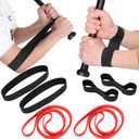 Codree Baseball Swing Trainer Bands- Elastic Baseball Softball Hitting Resistance Bands- Baseball Batting Training Aids Equipments for Athletes Improve Batting, Arm Strength (2 Sets)