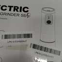 Electric Salt and Pepper Grinder Set - Rechargeable Salt Grinder with Led Power Display - Automatic Pepper Grinder with Storage Base - Pepper Mill with Light for Kitchen