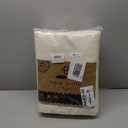 BRILLMAX 6 Pack Ivory Tablecloths 90 x 156 Inch for 8ft Rectangle Tables - 150 GSM Polyester Fabric, Floor Length Drop, Water, Stain & Wrinkle Resistant Cloth Cover for Wedding Reception Banquet