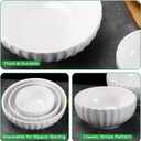 Jeffbaubl 3 Piece Serving Bowls, Ceramic White Nesting Bowls, Large Salad Bowl for Cooking, Baking, Salad, Pasta, Kitchen, Party, Dinner, Modern Space Saving Design,Oven & Microwave Safe(10/8/6 inch)