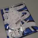 Happy 32nd Birthday Decorations,32nd Blue & Silver Balloon Large Birthday Hanging Banner Sign,32nd Bday Party Supplies.