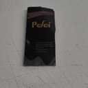 Pefei Tweezers Set - Professional Stainless Steel Tweezers for Eyebrows - Great Precision for Facial Hair, Splinter and Ingrown Hair Removal (Black)