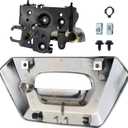 APPERFiT Tailgate Handle Latch with Bezel Trim (Chrome) Compatible with Chevy Chevrolet Avalanche 1500 2500 Pickup Truck 2002 2003 2004 2005 2006 Replaces 15086873 19209650 GM1915115