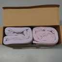 KeaBabies 2-Pack Organic Crib Sheets for Boys, Girls - 52x28 Fitted Crib Mattress Sheet Neutral, Breathable Jersey Cotton Cover for Baby Bed, Toddler Mattress, Soft & Cute Prints (Thistle)