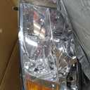 Headlight Assembly, Compatible with 2009-2018 Dodge Ram 1500/2010-2018 Ram 2500 3500 4500 5500(Only fit factory quad beam halogen headlights) Chrome Housing Amber Reflector