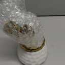 7Pcs Coffee Spoons Set, Ceramic Jar with 6 Spoons, Dessert Spoon with Holder, Creative Small Spoon Set for Coffee Ice Cream Cakes Dessert Party