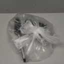 Sellemer Toilet Brush and Holder Set - Flexible Toilet Bowl Brush Head with Silicone Bristles, Compact Size for Storage and Organization, Ventilation Slots Base (1 Pack, Black)